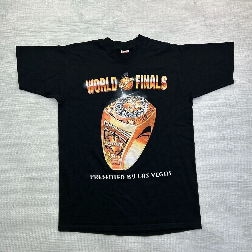 Vintage PBR Championship Shirt Adult Large Black Professional Bull Riding Ring